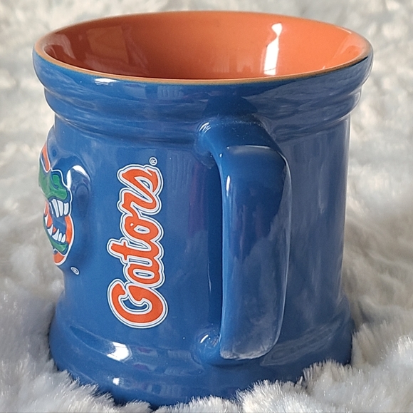 University of Florida Gators Ceramic 3D Gator Sculpted Blue & Orange Coffee Mug - Picture 6 of 9